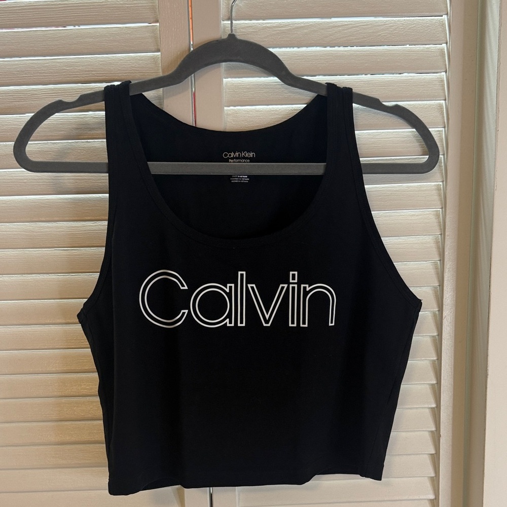 Calvin Klein Black Crop Top